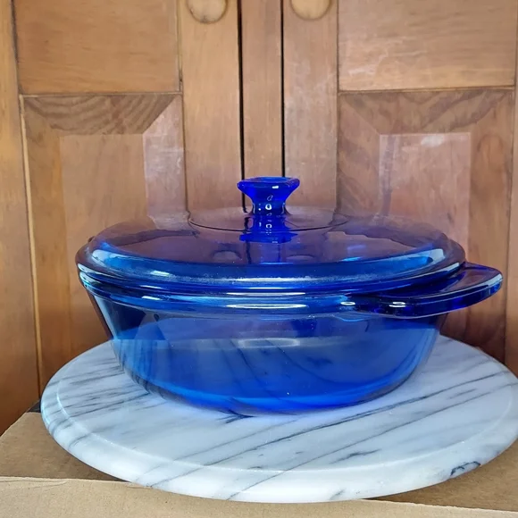 Cobalt Blue Casserole Dish - Picture 9 of 17